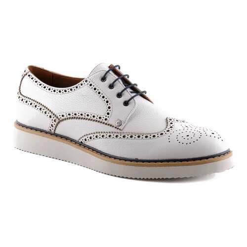Полуботинки мужские CABANI SHOES 392M506 белые 42 RU в Экко