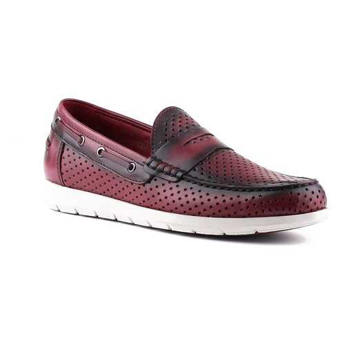 Мокасины мужские CABANI SHOES A666751E красные 44 RU в Экко