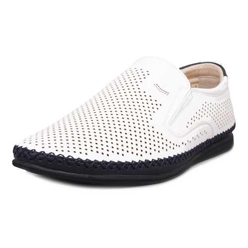Мокасины мужские T.Taccardi 92706240 белые/синие 42 RU в Экко