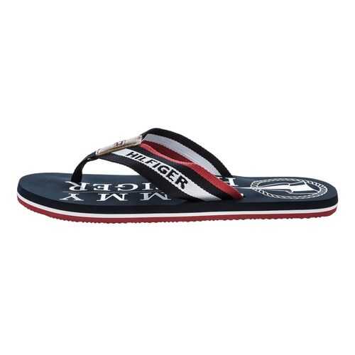 Шлепанцы мужские Tommy Hilfiger FM0FM02693 синие 44 US в Экко