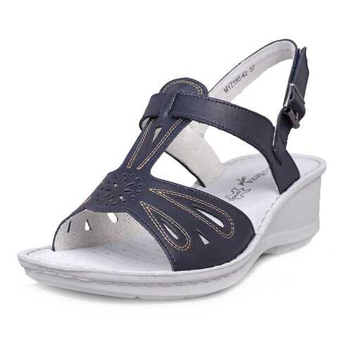 Босоножки женские Alessio Nesca Comfort 710018010 синие 38 RU в Экко