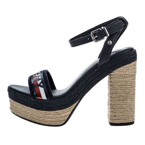 Босоножки женские Tommy Hilfiger FW0FW04717 синие 39 US в Экко
