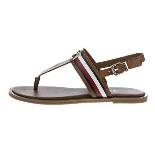 Сандалии женские Tommy Hilfiger FW0FW04840 коричневые 39 US в Экко