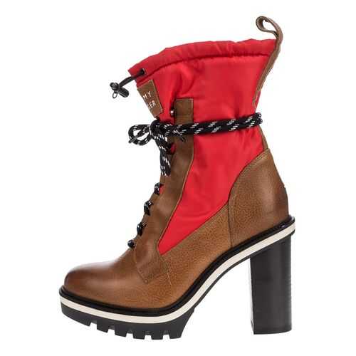 Ботинки женские Tommy Hilfiger FW0FW04345 681 коричневые 40 RU в Экко