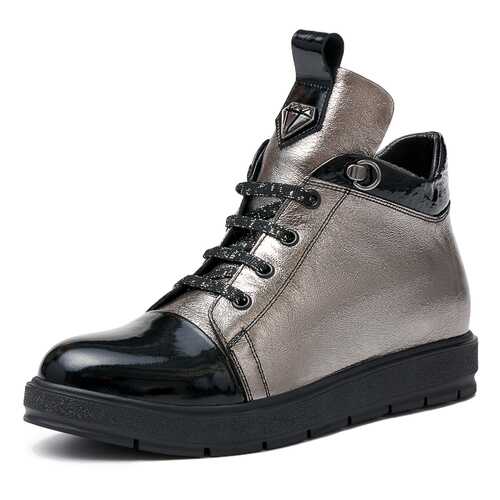 Ботинки женские Pierre Cardin 256073H0 серебристые/черные 37 RU в Экко