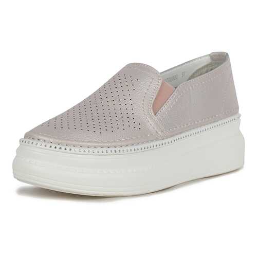 Слипоны женские Alessio Nesca K0611LC-2A розовые 37 RU в Экко