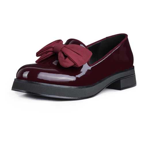 Лоферы женские T.Taccardi K0062LC-1A бордовые 38 RU в Экко