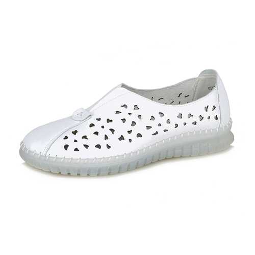 Мокасины женские Alessio Nesca Comfort HTY20SS-14 белые 36 RU в Экко
