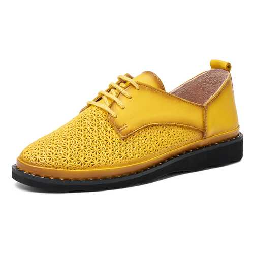 Полуботинки женские Pierre Cardin TR-MN-87-440 желтые 36 RU в Экко