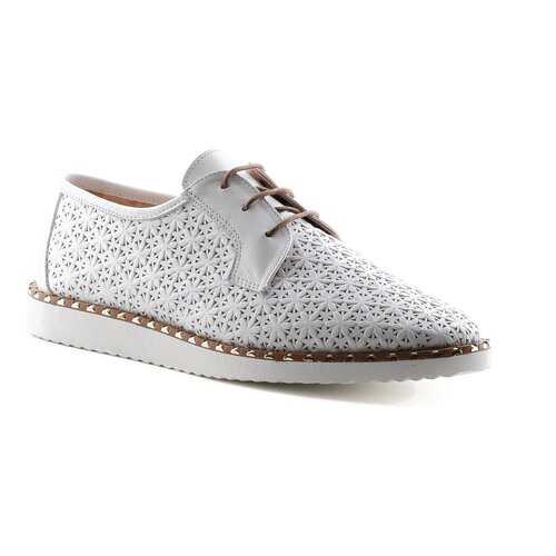 Полуботинки женские Shoes Market 798-30-3-01 белые 38 RU в Экко