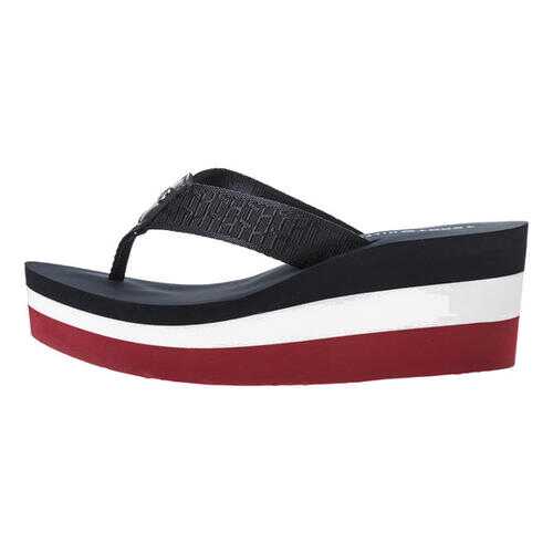 Сланцы женские Tommy Hilfiger FW0FW04630 синие 40 US в Экко
